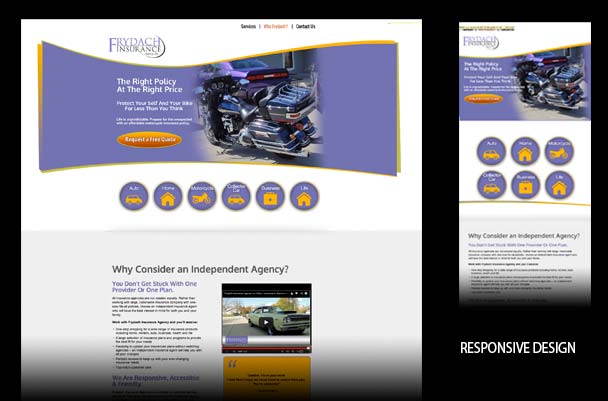 Frydach Insurance Website Design