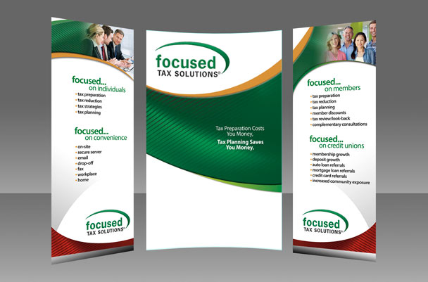 Focused Tax Solutions Trade Show Display Signage