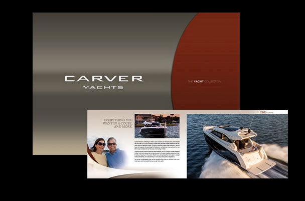 Carver Yachts Print Brochure Design