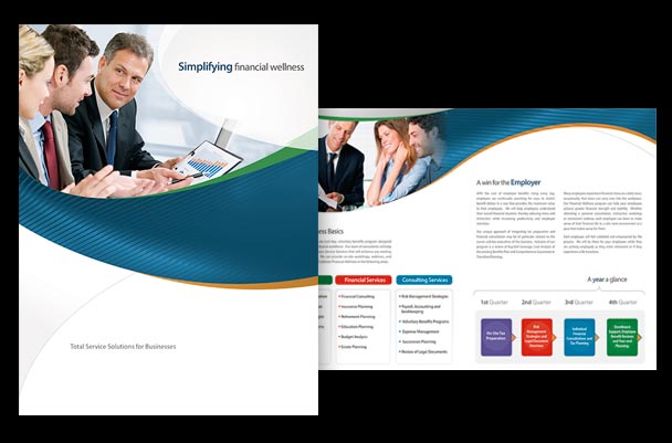 4-page Brochure for Tax and Investment Planning Business