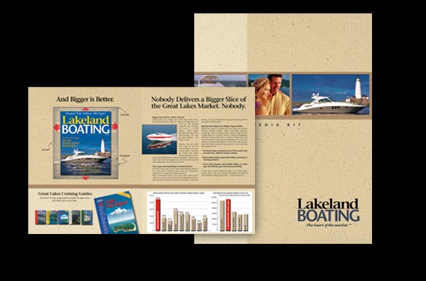 4-Page Brochure for Lakeland Boating Magazine