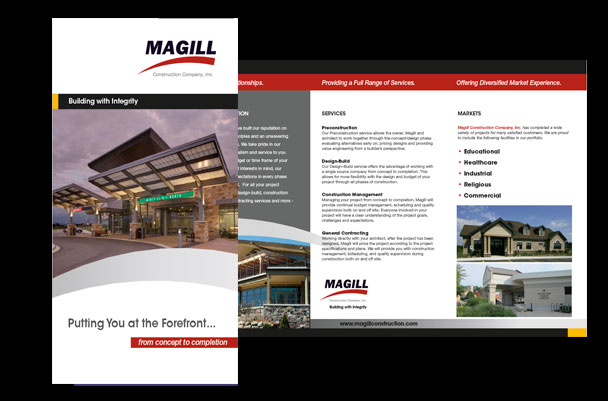 MAGILL Construction Print Brochure Design
