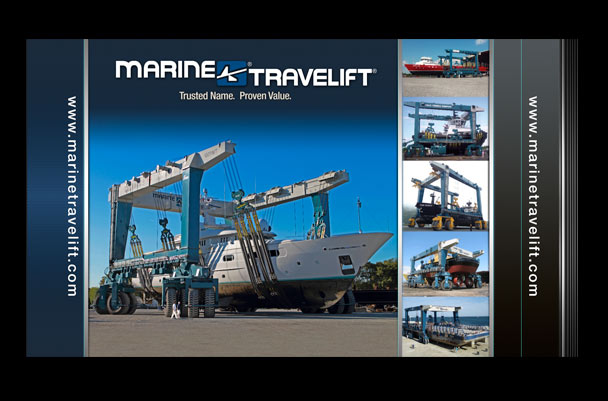 Pop-up Display Graphic Design for Marine Travelift