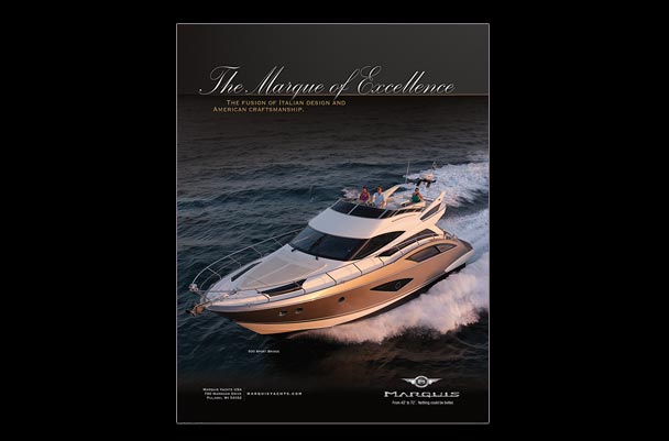Marquis Yachts Full Page Print Ad