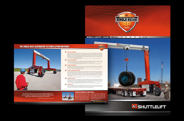 Brochure Creative for Heavy Equipment Market