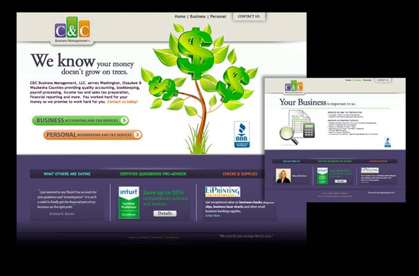 C&C Accounting and Business Management Services Website Design