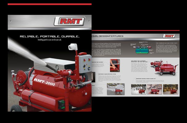 Aviation Firefighting Equipment Brochure Design