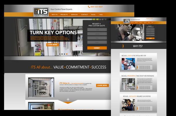 Industrial Electronic Website Design